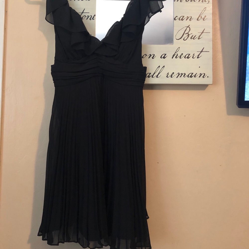 Size 6. BCBG short black dress